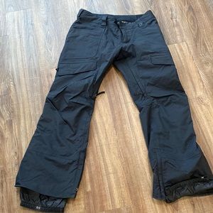 Burton Women's Lucky Snowboard Pants - Petite - True Black - Medium